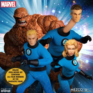 Mezco Toyz Fantastic Four (Deluxe Steel Boxed)