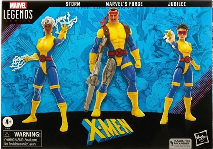 Marvel Legends X-Men 60th Anniversary Forge, Storm, and Jubilee Set