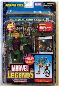 Marvel Legends Green Goblin (Unmasked) Onslaught Build A Figure