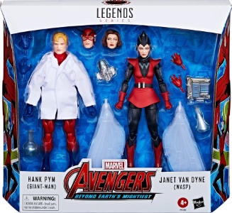 Marvel Legends Exclusives Hank Pym (Giant-Man) & Janet Van Dyne (Wasp)