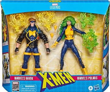 Marvel Legends Marvel Comics 80th Anniversary Havok & Polaris Two-Pack