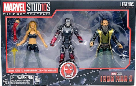 Marvel Legends Marvel Studios 10th Anniversary Infinity War 3 Pack: Iron  Man Mark L, Thanos & Dr. Strange