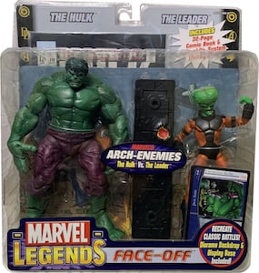 Marvel Legends Face Off Hulk vs Leader