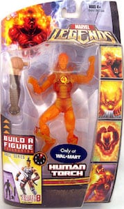 Marvel Legends Human Torch Ares Build A Figure