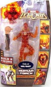 Marvel Legends Human Torch (Nova Flame) Ares Build A Figure