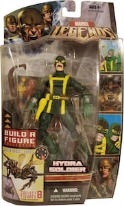 Marvel Legends Hydra Agent (Open Mouth) Queen Brood Build A Figure