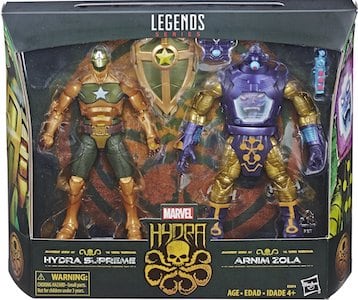 Marvel Legends Exclusives Hydra Supreme Captain America & Arnim Zola 2 Pack