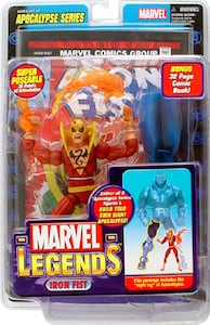 Marvel Legends Iron Fist (Red) Apocalypse Build A Figure thumbnail