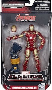Marvel Legends Iron Man Mark 43 Thanos Build A Figure thumbnail