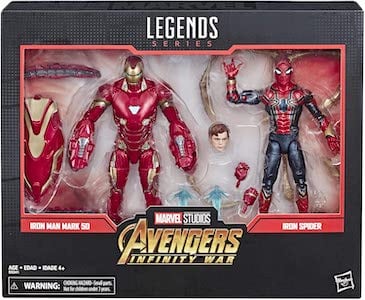 Marvel Legends Marvel Comics 80th Anniversary Iron Man Mark 50 & Iron Spider 2 pack