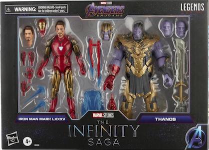 Marvel Legends Infinity Saga Iron Man MK85 & Thanos Final Battle (Avengers Endgame)