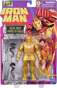 Marvel Legends Iron Man: Retro Collection Iron Man (Model 01 - Gold)