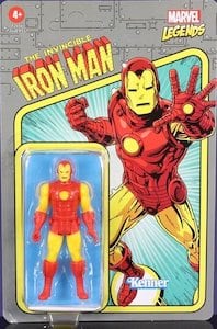 Marvel Legends Retro Kenner 3.75 Iron Man (Reissue)