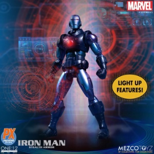 Mezco Toyz Iron Man (Stealth Blue - PX)