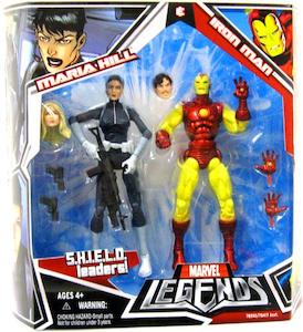 Marvel Legends Exclusives Maria Hill and Iron Man thumbnail