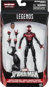 Marvel Legends Miles Morales Space Venom Build A Figure