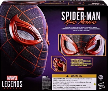 Marvel Legends Exclusives Miles Morales Electronic Expressive Mask