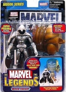 Marvel Legends Moon Knight (Silver) Modok Build A Figure