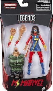 Marvel Legends Ms Marvel - Kamala Khan Sandman Build A Figure