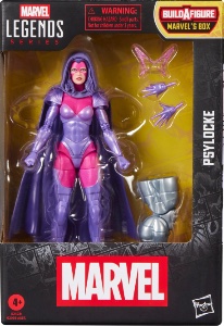 Marvel Legends Psylocke Box Build A Figure