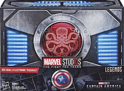 Marvel Legends Marvel Studios 10th Anniversary Red Skull & Electronic Tesseract thumbnail