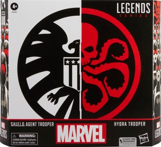 Marvel Legends Exclusives S.H.I.E.L.D. Agent Trooper and Hydra Trooper