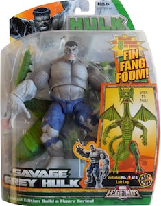 Marvel Legends Savage Grey Hulk Fin Fang Foom Build A Figure thumbnail