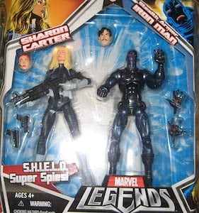 Marvel Legends Exclusives Sharon Carter and Stealth Iron Man