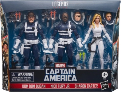 Marvel Legends Exclusives Shield 3 Pack (Dum Dum Dugan, Sharon Carter and Nick Fury Jr)