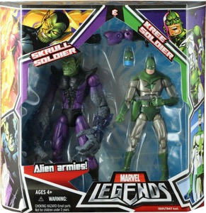 Marvel Legends Exclusives Skrull & Kree Soldiers 2 Pack