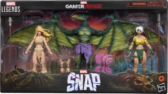 Marvel Legends Gamerverse SNAP Savage Land 3 Pack