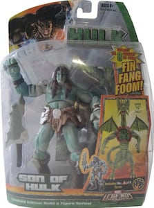 Marvel Legends Son of Hulk Fin Fang Foom Build A Figure