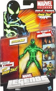 Marvel Legends Spider Man (Green Suit) Arnim Zola Build A Figure