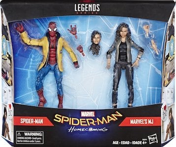 Marvel Legends Exclusives Spider-Man & MJ Homecoming 2 Pack thumbnail