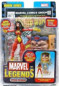 Marvel Legends Spider Woman Modok Build A Figure