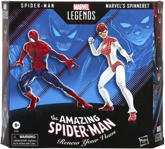 Marvel Hasbro Legends Series Spider-Man 60th Anniversary Silk and Doctor  Octopus 2-Pack 15 cm Action Figures, 9 Accessories, Multicolor, F3462