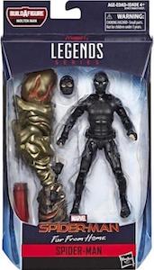 Marvel Legends Stealth Spider Man Molten Man Build A Figure