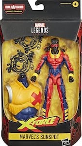 Marvel Legends Sunspot Strong Guy Build A Figure