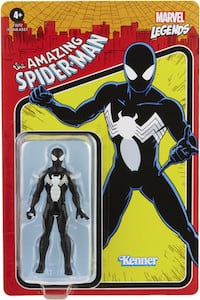 Marvel Legends Retro Kenner 3.75 Symbiote Spider-Man