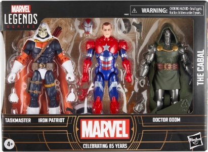 Marvel Legends Marvel Comics 85th Anniversary Taskmaster, Iron Patriot and Doctor Doom