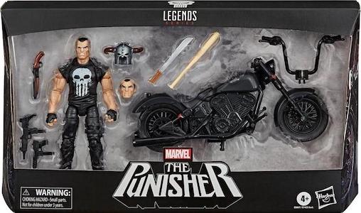 Marvel Legends Ultimate Riders The Punisher with Motorcycle thumbnail
