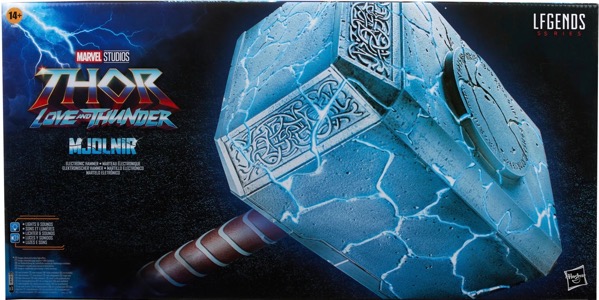 Marvel Legends Exclusives Thor Mjolnir Hammer (Love & Hammer) thumbnail