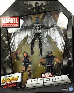 Uncanny X-Force Wolverine Archangel Psylocke 3 Pack