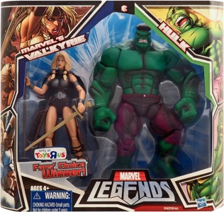 Marvel Legends Exclusives Valkyrie & Hulk 2 Pack
