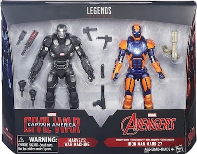 Marvel Legends Exclusives War Machine and Iron Man thumbnail