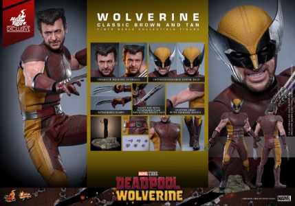 Hot Toys Marvel Wolverine (Classic Brown And Tan)