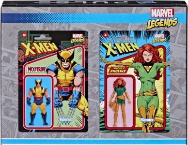 Marvel Legends Retro Kenner 3.75 Wolverine & Phoenix 2 Pack