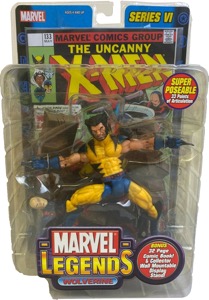 Marvel Legends Series 6 Wolverine (Unmasked) thumbnail