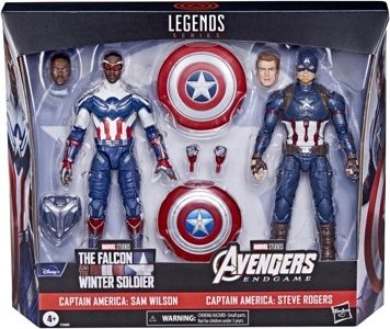 Captain America 2 Pack (Sam Wilson & Steve Rogers)