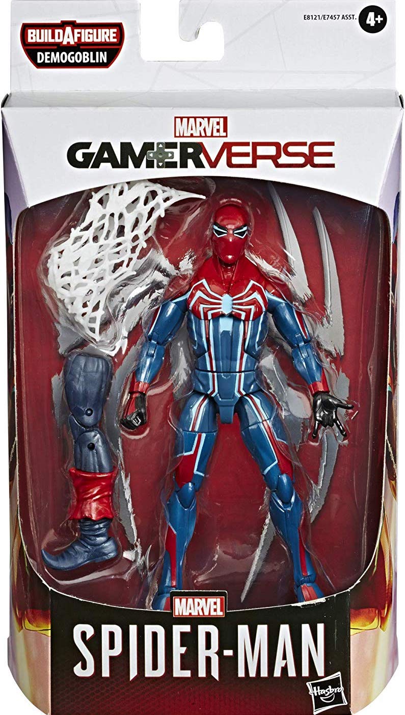 Hasbro Marvel Legends Demogoblin BAF Series Velocity Suit Spider-Man 6" Figure 